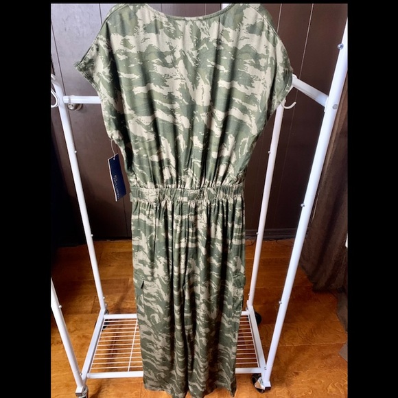 NWT Girls HABITUAL KIDS Danica Wrap Buckle Jumpsuit in Army Green, 10 - Picture 5 of 7
